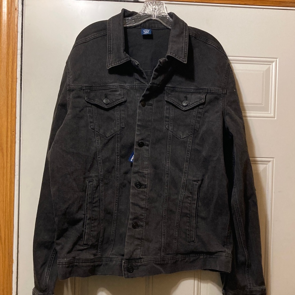 George Black Men's Denim Jacket‎ XL NWOT